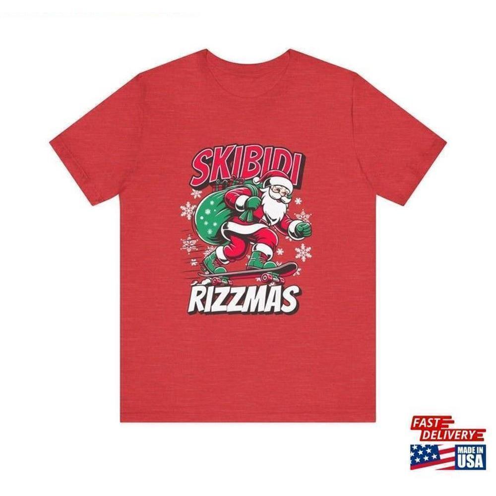 Skibidi Rizz Teen Slang Meme Funny Graphic T-Shirt
